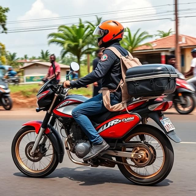 Boda boda rider